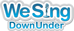 We Sing Down Under title screen for Wii